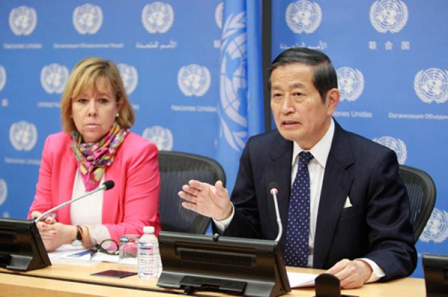 UN reports positive financial situation, warns of cash flow 