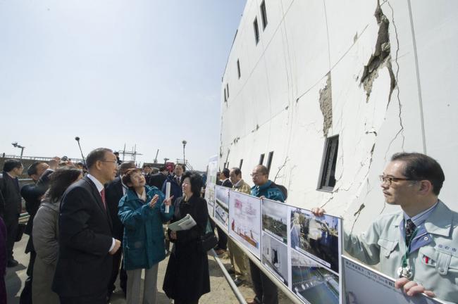 Ban praises Sendai earthquake recovery system