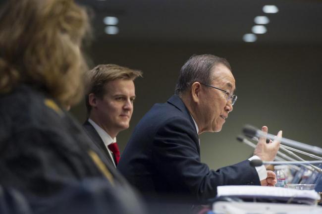 Ban spotlights role of United States and its youth in UN’s success