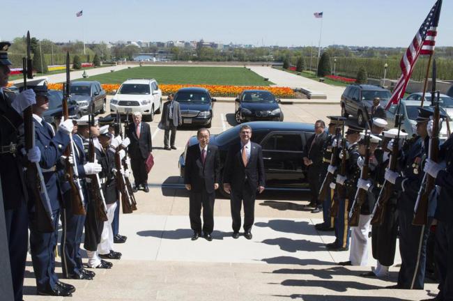 Washington: UN chief meets US Government officials 