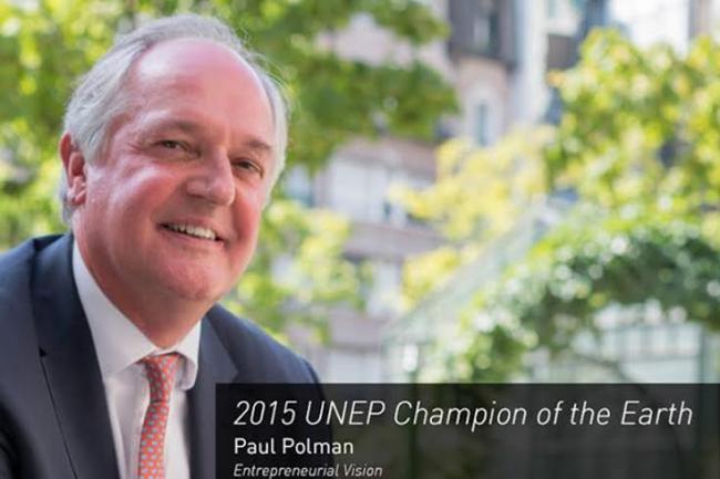 Unilever chief honoured by UN for advocating more sustainable business models