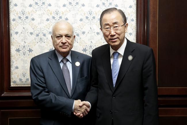 Egypt: Ban and Arab League Secretary-General discuss regional challenges
