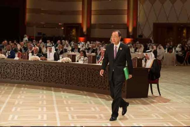 'Together, we can move from aspiration to action,' Ban tells global, regional leaders in Qatar 'Together, we can move from aspiration to action,' Ban tells global, regional leaders in Qatar