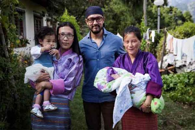 In Bhutan, UNICEF Regional Goodwill Ambassador Aamir Khan spotlights battle against malnutrition