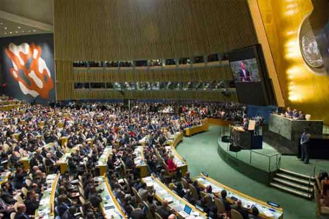 UN General Assembly revises biennial budget to $5.61 billion; approves $639.53 million for special political missions