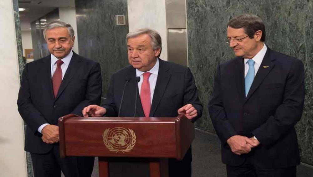 UN chief Guterres meets with Greek Cypriot and Turkish Cypriot leaders 