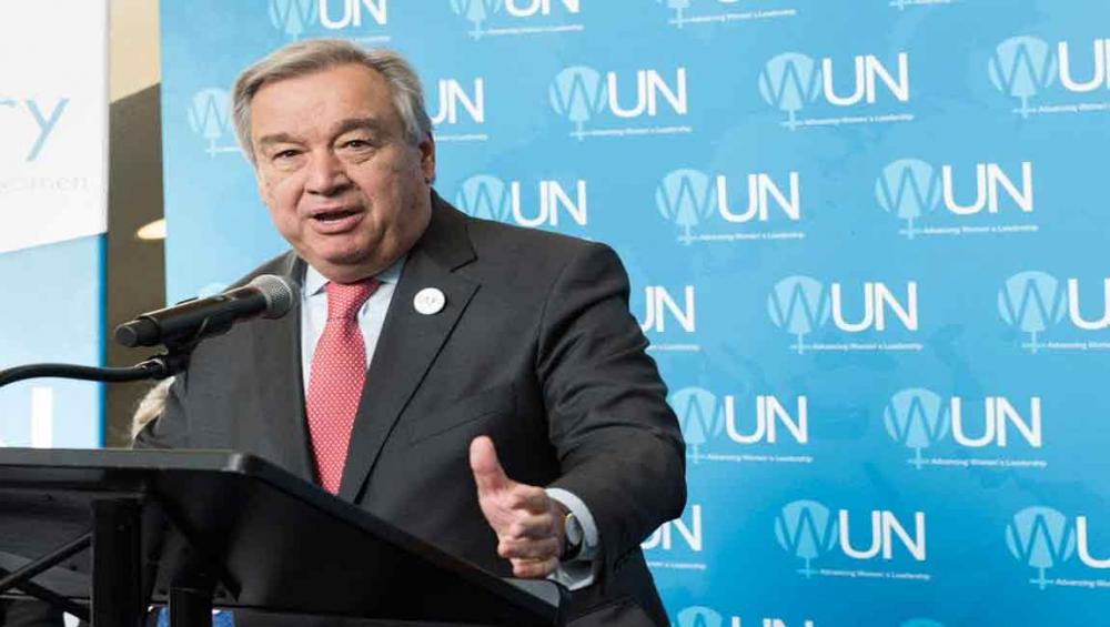 In phone call, UN chief offers congratulations and support to Palestinian President