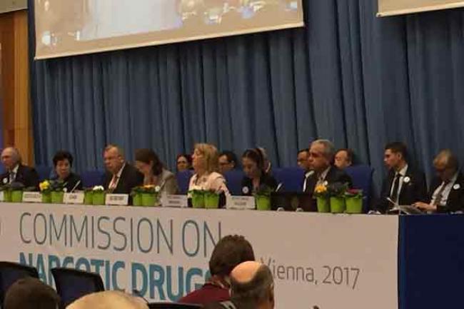 Peace efforts and sustainable development top agenda at UN agency's narcotics conference