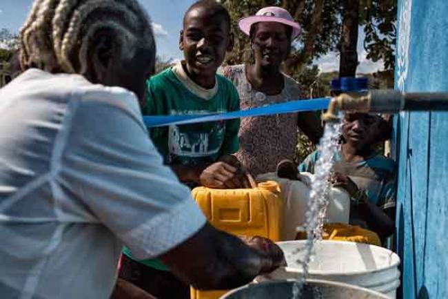 Haiti: UN-supported supply system provides clean water to remote community
