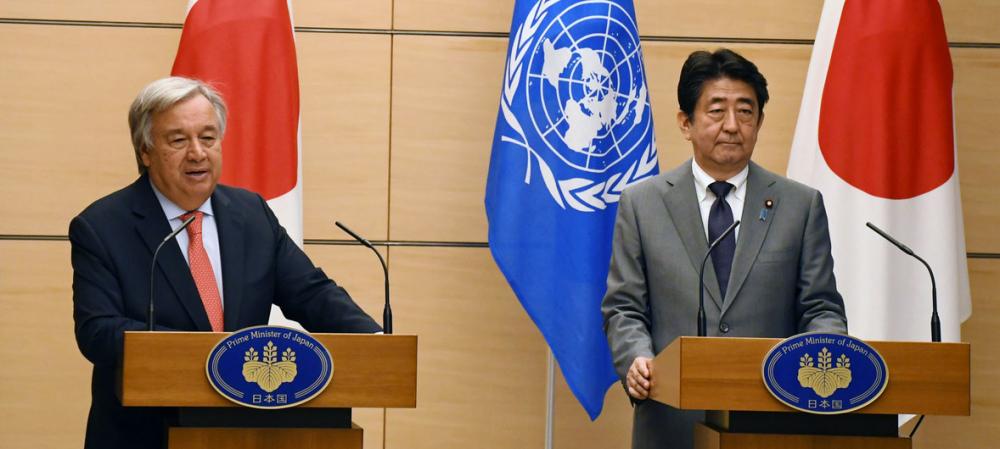 In Tokyo, UN chief expresses full support for US-Japan dialogue with North Korea