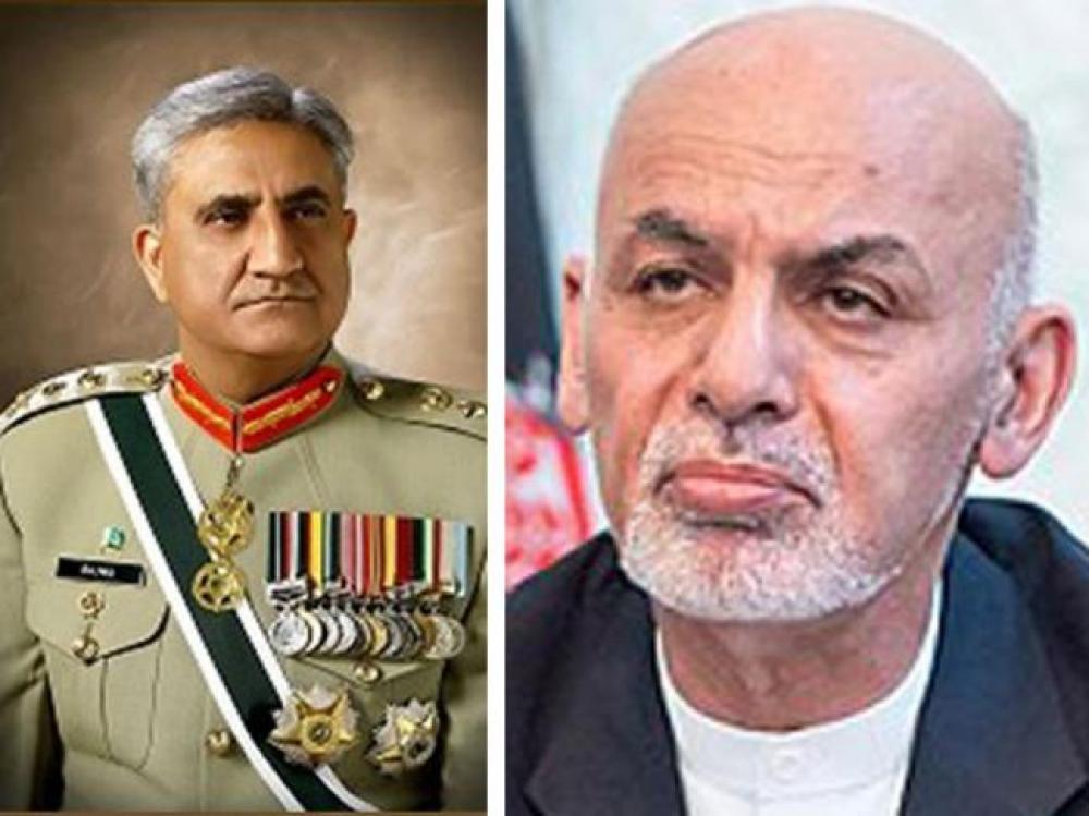 Pakistan Army chief Qamar Bajwa-led delegation meets Ashraf Ghani 