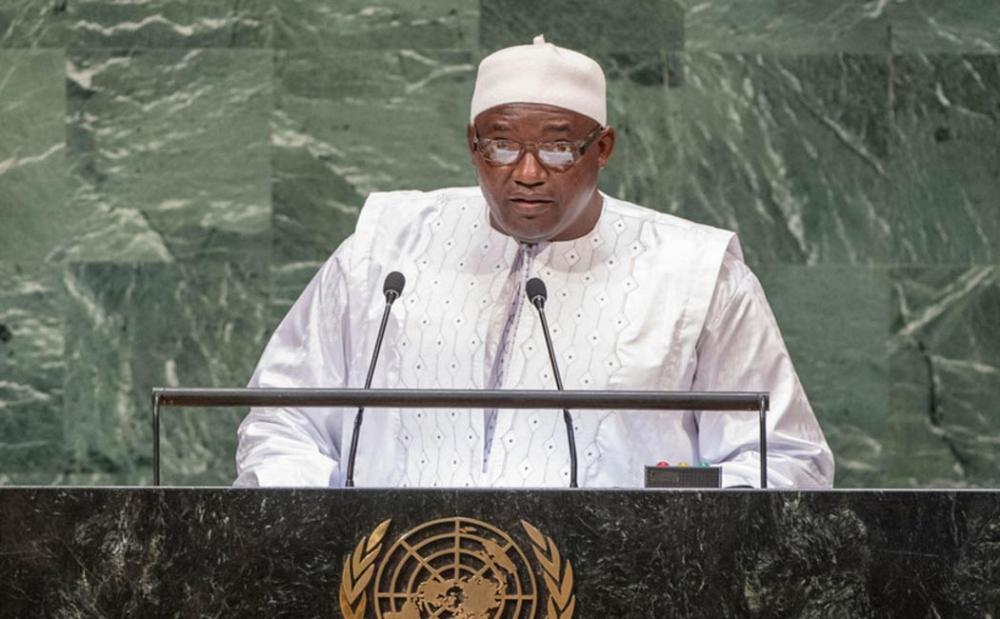 No country can solve its challenges ‘in isolation,’ Gambia President tells UN Assembly