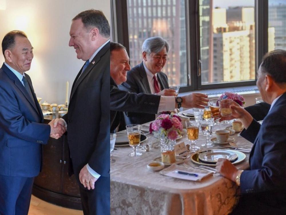 Ahead of Kim-Trump meet, senior N Korea leader dine with Pompeo in New York