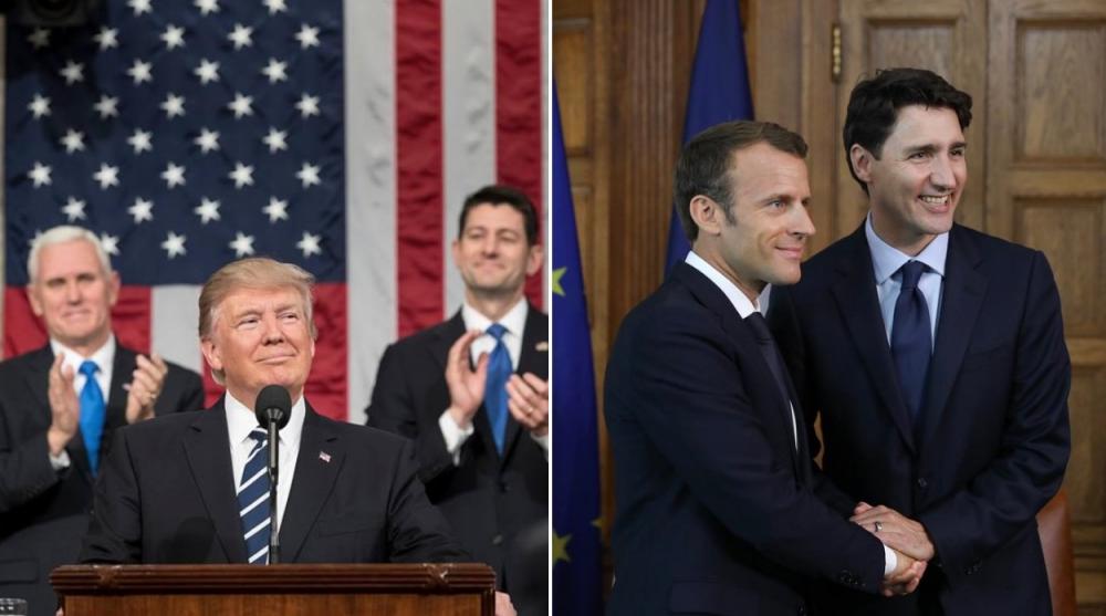 Trump, Trudeau-Macron engage in Twitter spat ahead of G7 Summit