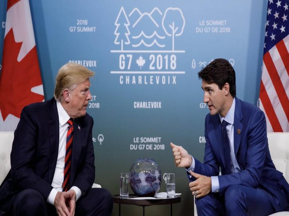 Canada: Trump, Trudeau discuss speedy NAFTA talks in G7 Summit