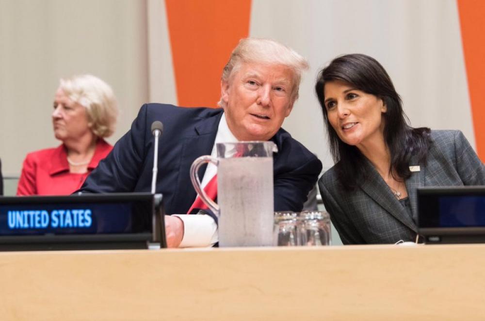 Rumours of affair with Trump highly offensive, says Nikki Haley