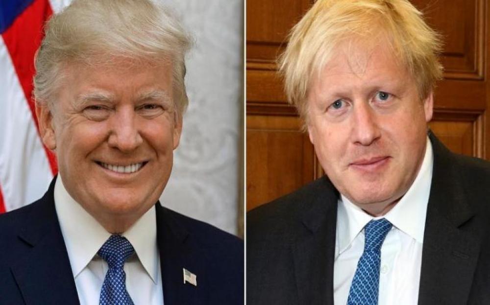 Trump, Boris Johnson speak over phone on bilateral ties Trump, Boris Johnson speak over phone on bilateral ties