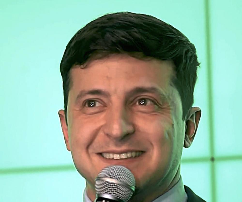 Zelensky wins Ukraine