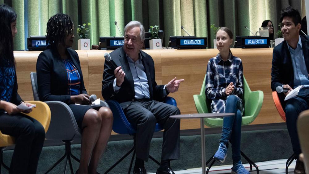 At UN, youth activists press for bold action on climate emergency, vow to hold leaders accountable at the ballot box