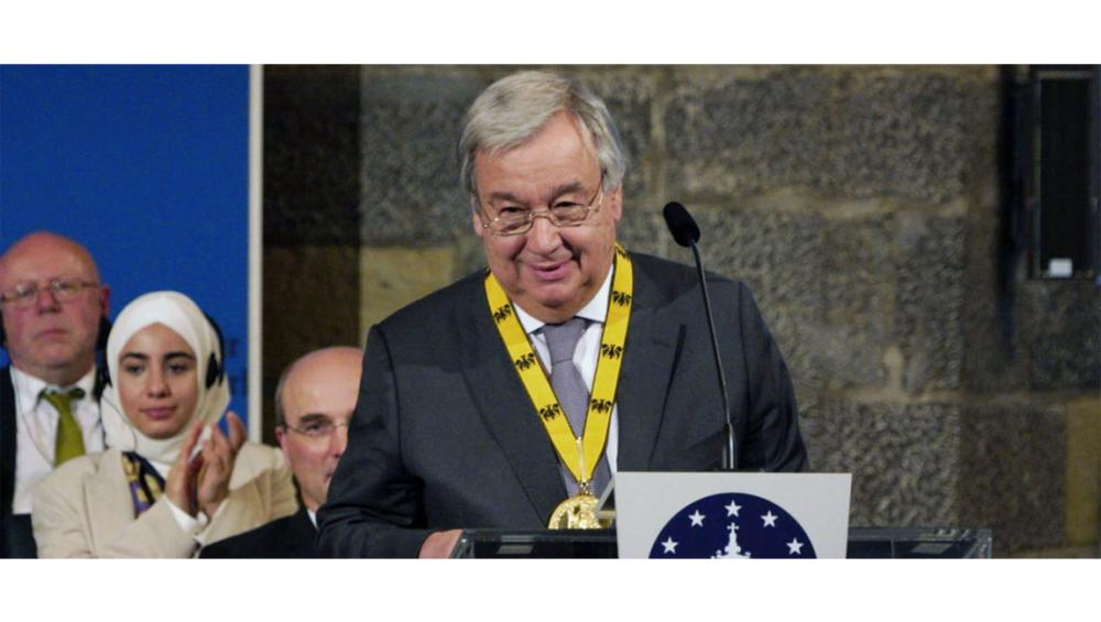 A ‘strong and united Europe’ has never been more needed, declares UN chief Guterres