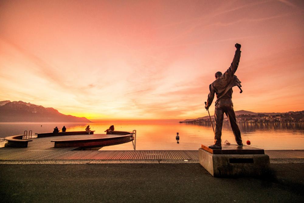 A trip down memory lane to Freddie Mercury's life in Switzerland's