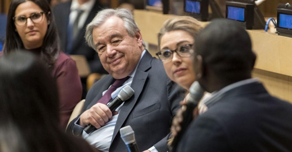 Youth leaders share positive visions of the future, as Guterres launches UN75 in New York