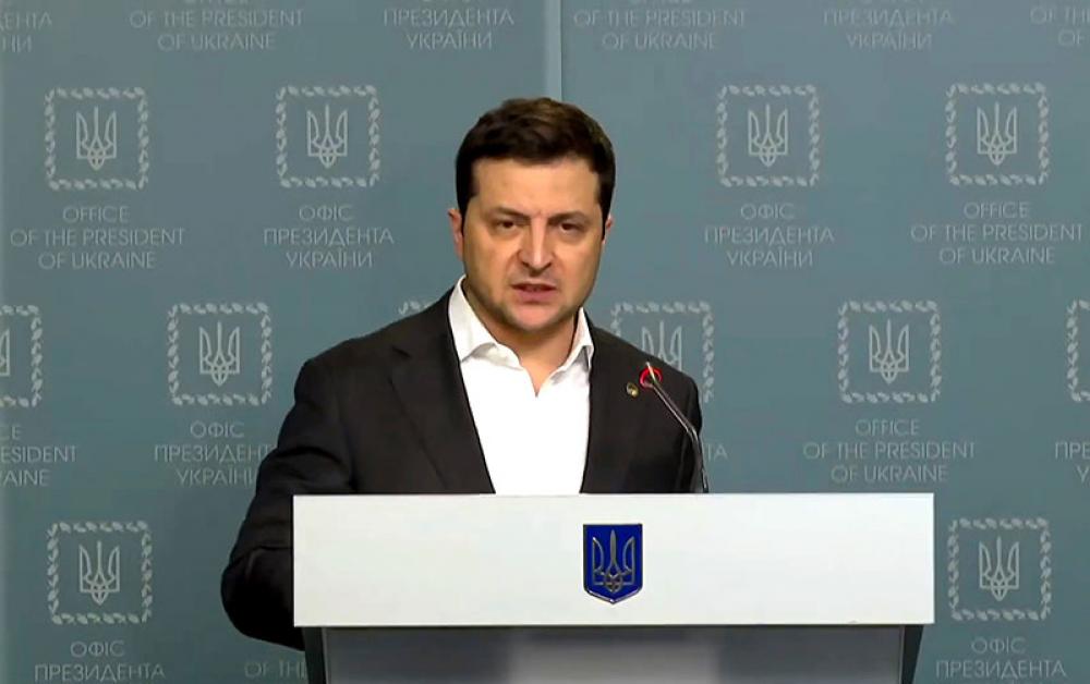 West responsible for deaths in Ukraine: Volodymyr Zelensky