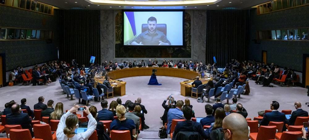 Ukraine’s President calls on Security Council to act for peace, or ‘dissolve’ itself Ukraine’s President calls on Security Council to act for peace, or ‘dissolve’ itself