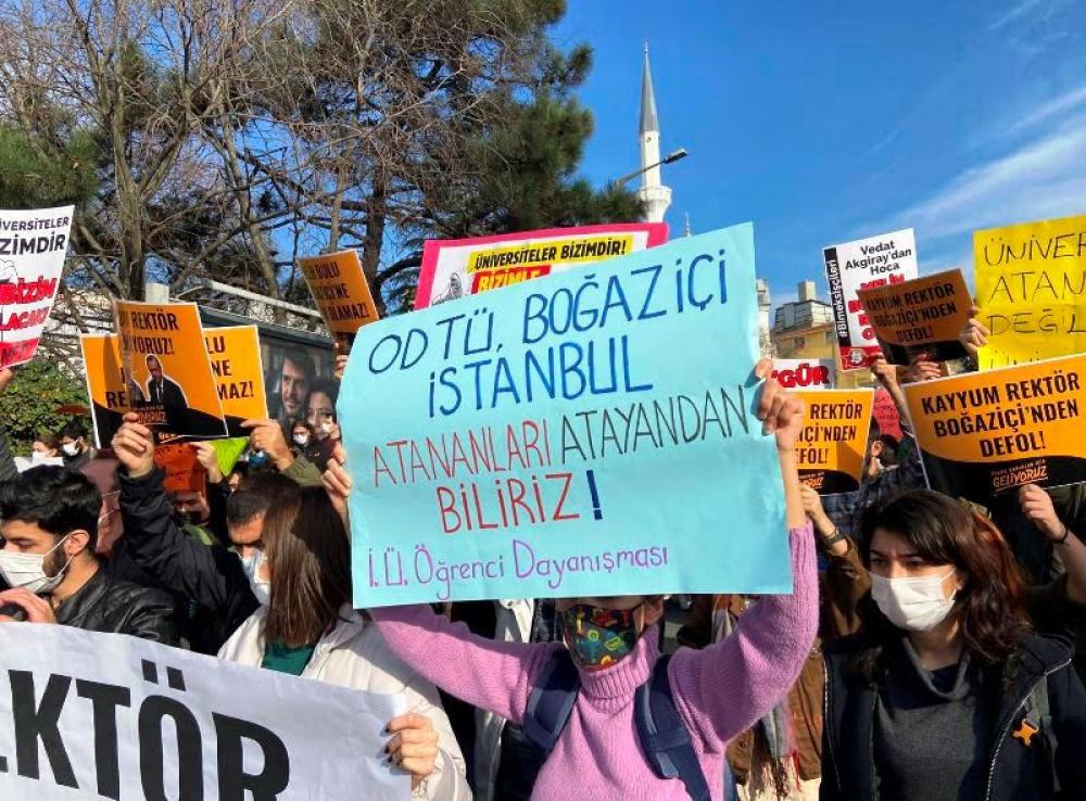 Turkey's Bogazici University protests mark one year since Erdogan's rector appointment