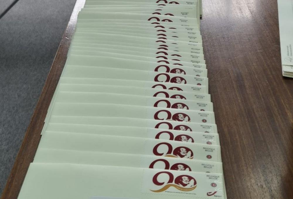 Belgium: Office of Tibet in Brussels releases a series of postal stamps marking Dalai Lama's 90th birthday