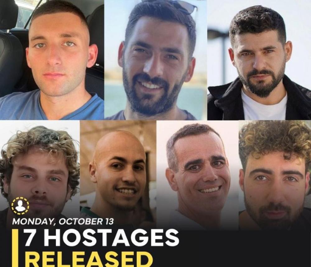 Israel-Gaza crisis: Hamas releases first seven hostages as part of ceasefire deal