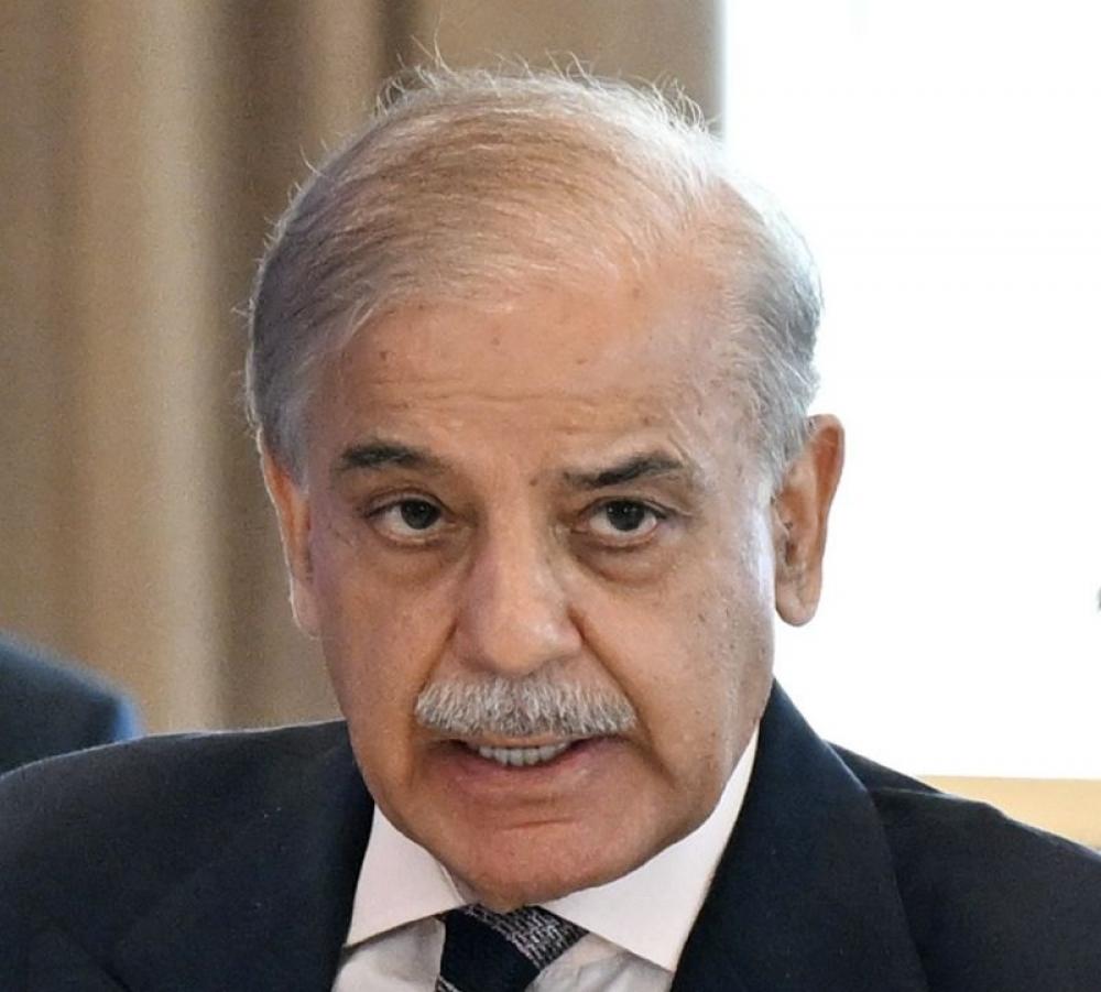 Shehbaz Sharif walks away after question on Hafiz Saeed at UN headquarters
