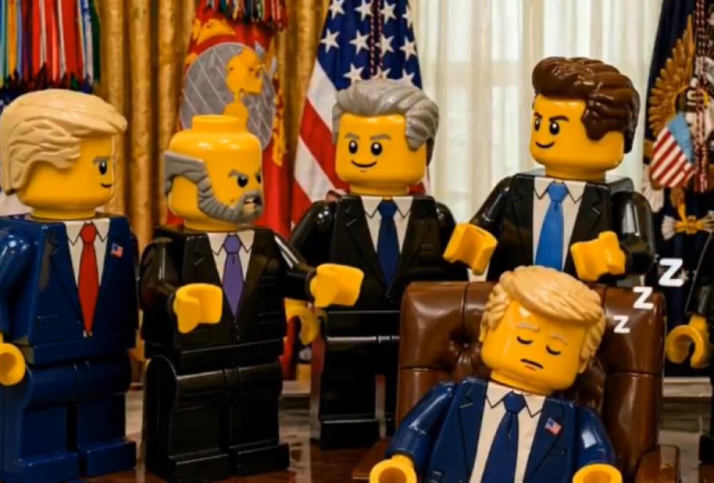 'Leave him sleeping': Iran&rsquo;s brutal Lego-style video targets Trump amid war claims 