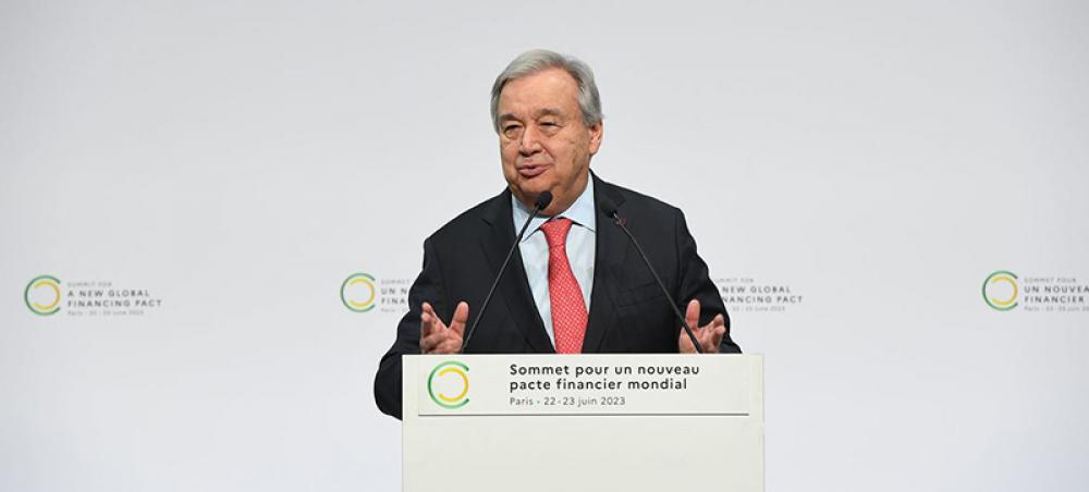 Financial system must evolve in ‘giant leap towards global justice’: Guterres