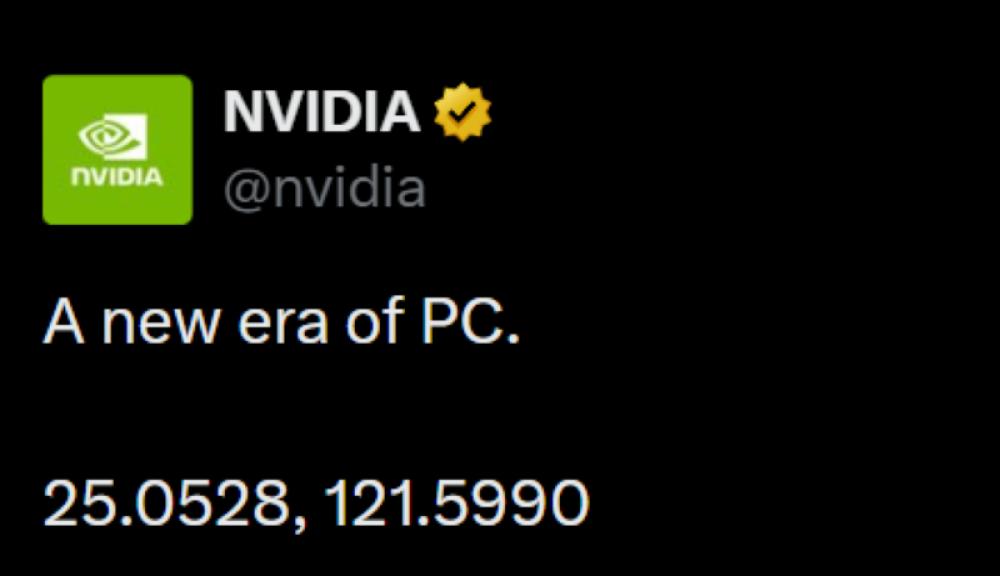 Nvidia sends internet into frenzy with secret message ahead of major launch 