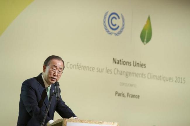 COP21: Ban tells world leaders a political moment like this may not come again