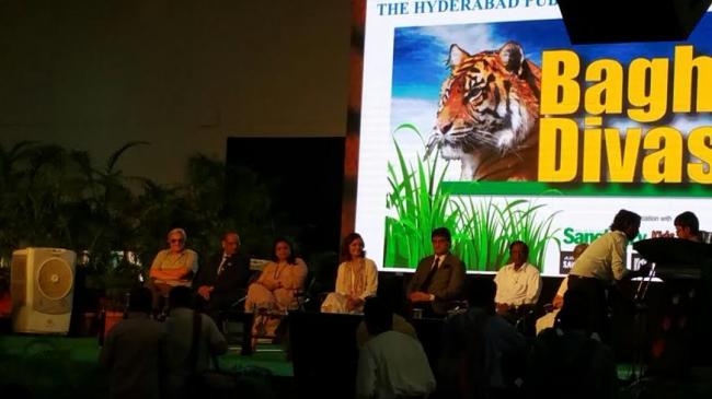 Dia Mirza celebrates 'Global Tiger Day' Dia Mirza celebrates 'Global Tiger Day'