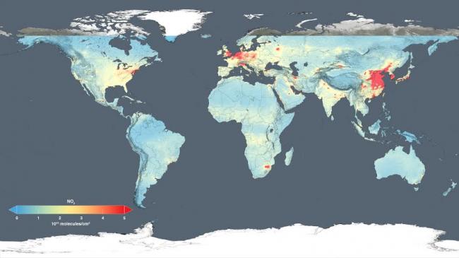 New NASA satellite maps show human fingerprint on global air quality