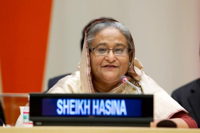 Bangladeshi PM wins UN environment prize for leadership on climate change