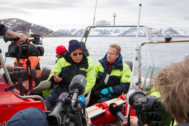 Alarmed by melting glacier in Norway, Ban says world must 