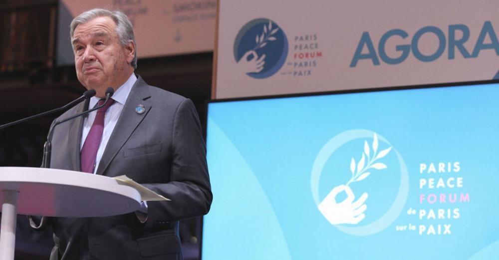 Multilateralism must weather ‘challenges of today and tomorrow’ Guterres tells Paris Peace Forum