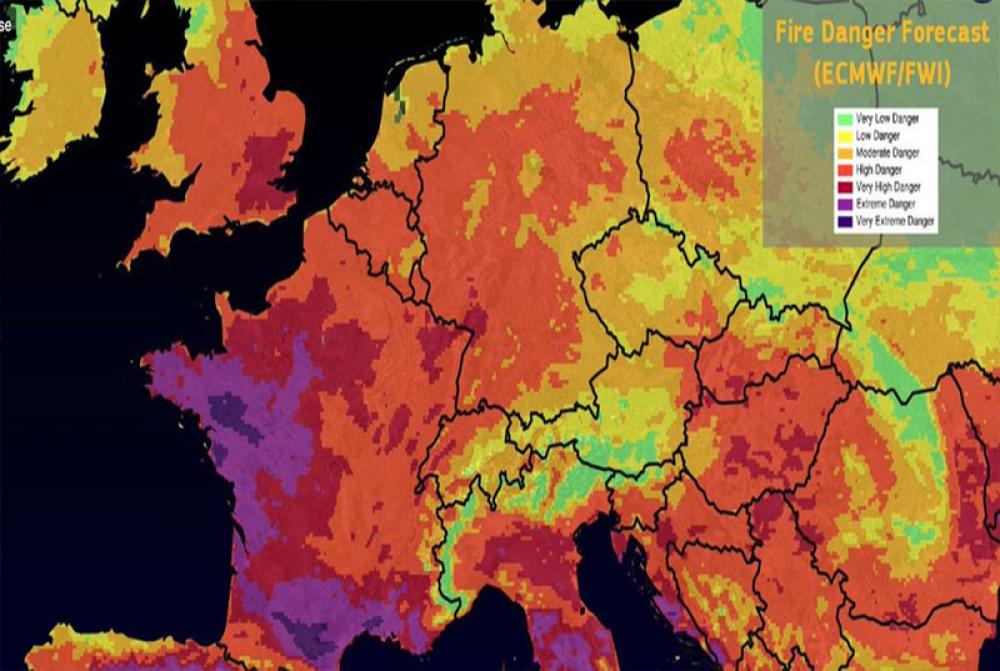 Record 40°C UK temperatures linked to climate change: WMO