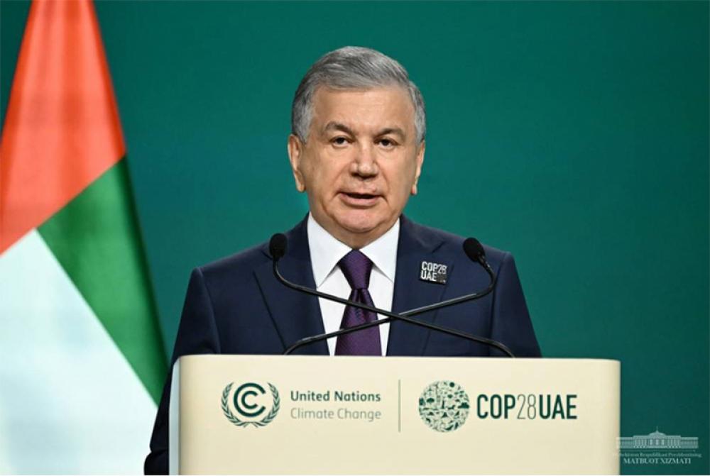 Uzbekistan president puts forward several vital initiatives as part of the global climate agenda