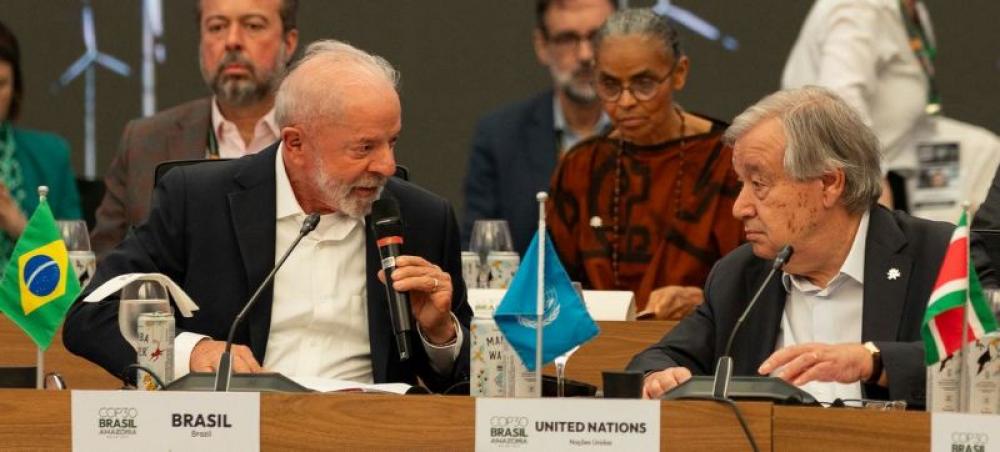 In Brazil, Guterres sounds alarm: The clean energy shift must be ‘fair, fast and final’