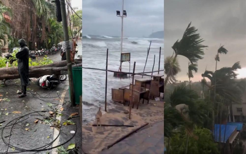 Cyclone Arnab stalls after landfall, bringing heavy rain to India's Andhra Pradesh, Odisha