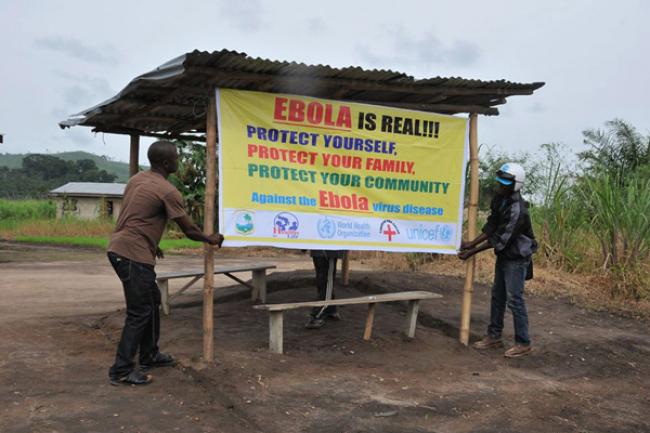 UN chief to leaders: 'The world can and must stop Ebola-now'