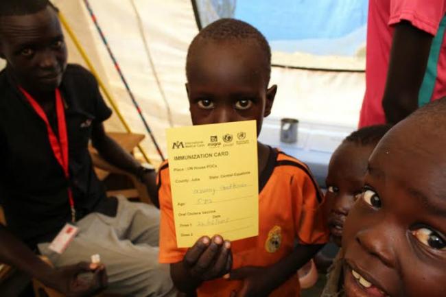 South Sudan children at risk from cholera outbreak, warns UNICEF