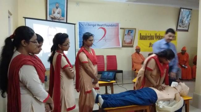 West Bengal Heart Foundation , Ramakrishna Vivekananda Mission’s initiative to save a life