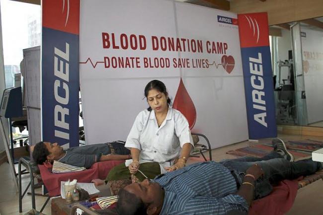 Aircel, Central Blood Bank organize ‘Blood Donation Camp’ in Kolkata