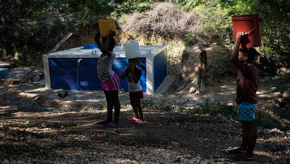 Haiti: UN inaugurates water supply system in Lascahobas as part of anti-cholera fight